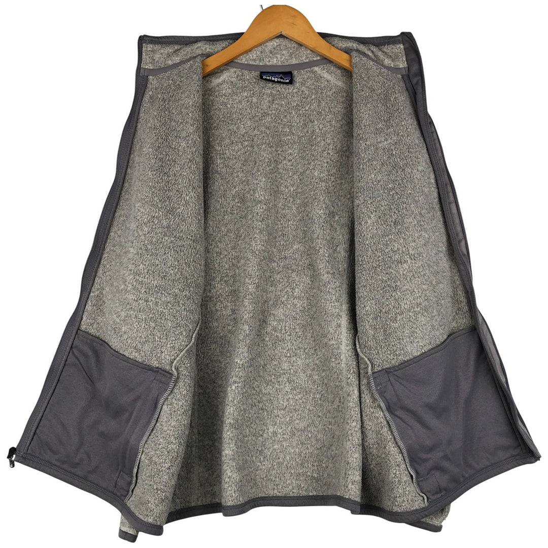 90s-00'S Patagonia Fleece Jacket, Men's Size Medium unclear gray type Vintage Second Hand