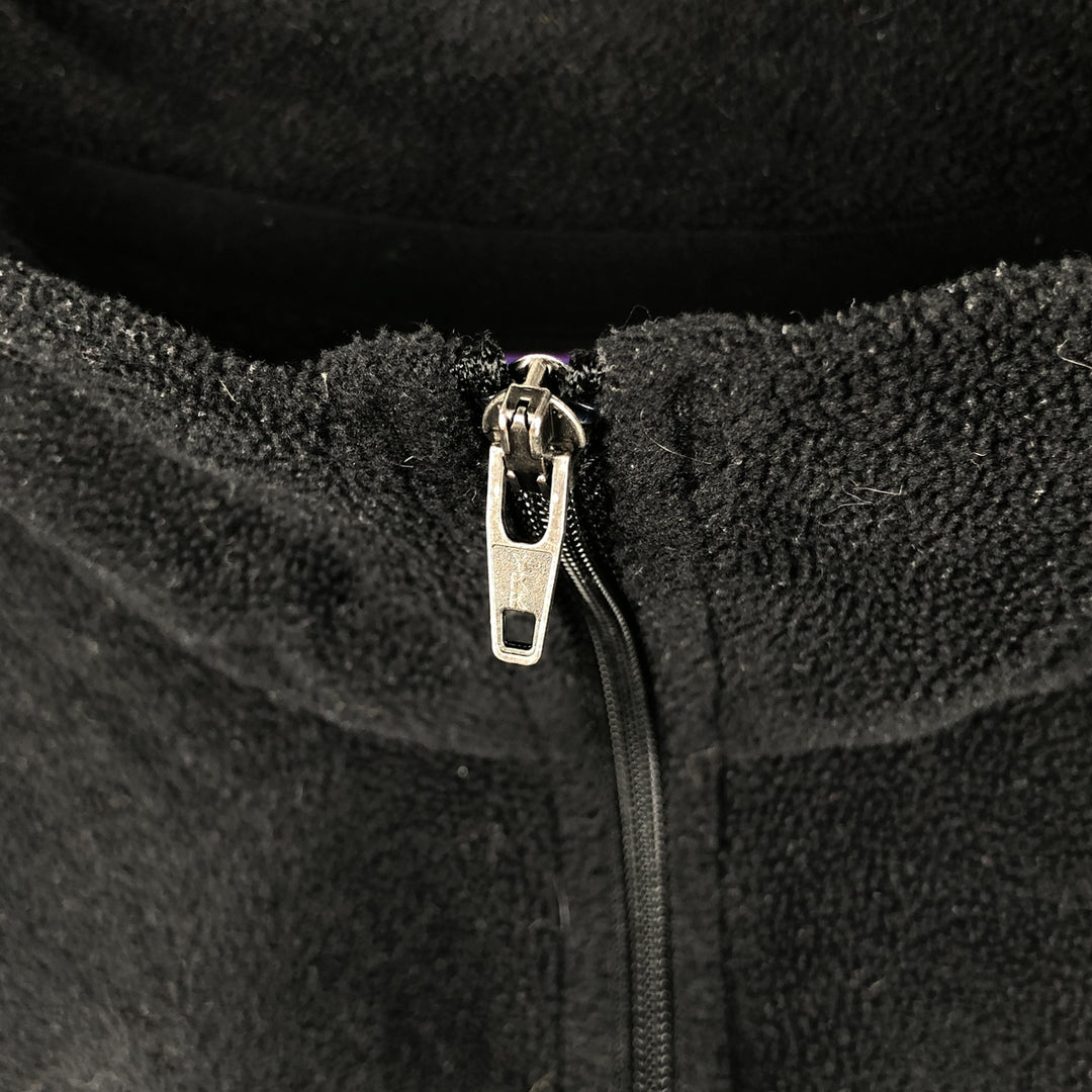 Patagonia Synchilla Micro D Half-Zip Fleece Pullover (26267FA14), Men's Size L polyester black type Vintage Second Hand