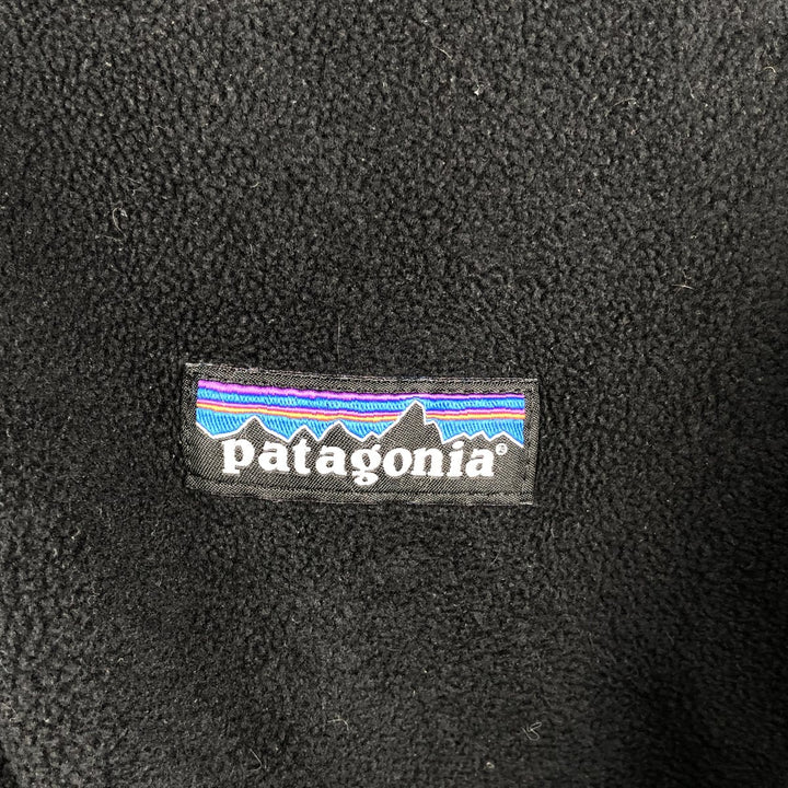 Patagonia Synchilla Micro D Half-Zip Fleece Pullover (26267FA14), Men's Size L polyester black type Vintage Second Hand