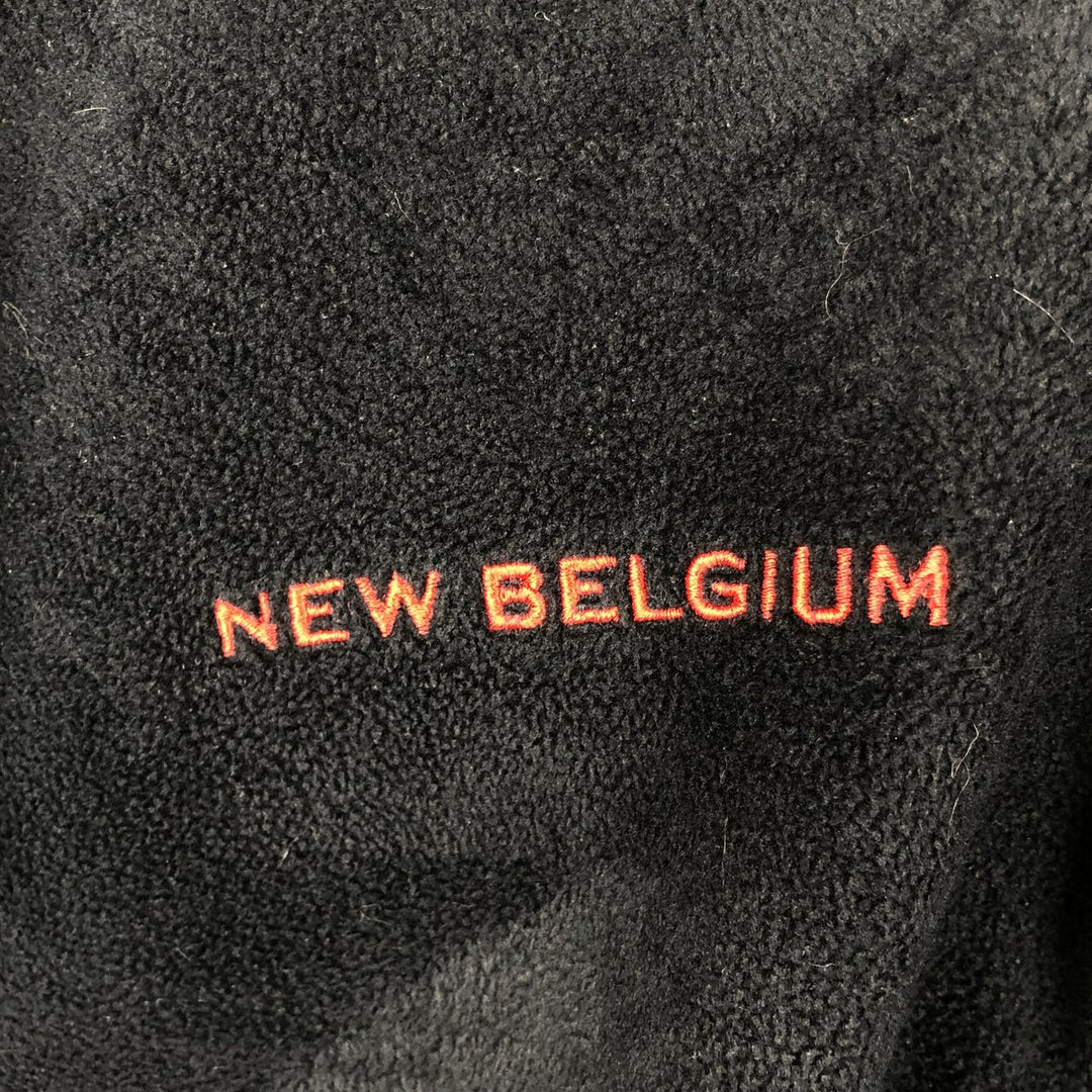 Patagonia Synchilla Micro D Half-Zip Fleece Pullover (26267FA14), Men's Size L polyester black type Vintage Second Hand