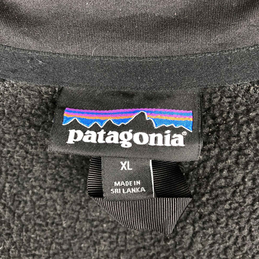 Patagonia Fleece Jacket Men's XL unclear black type Vintage Second Hand