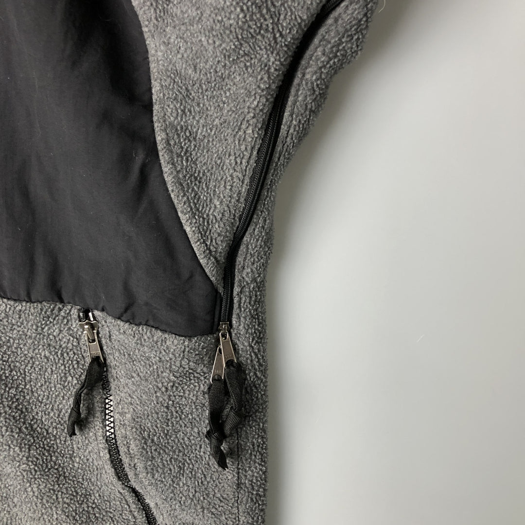 2000'S The North Face Denali Jacket, nylon and fleece, men's size M polyester black type Vintage Second Hand