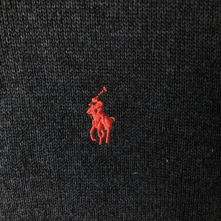 Ralph Lauren POLO RALPH LAUREN fleece jacket, men's size L polyester navy blue type Vintage Second Hand