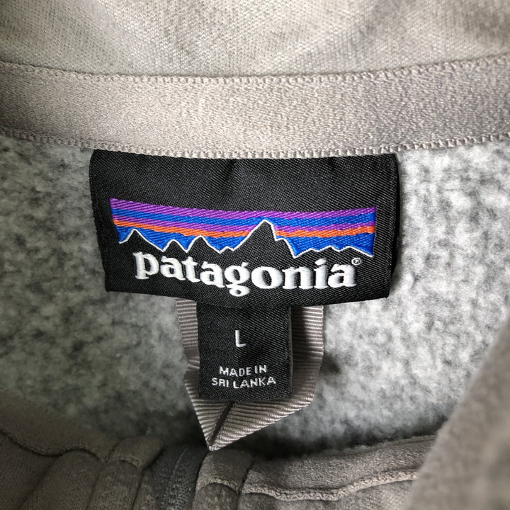 Patagonia Better Sweater Pullover 25618FA20 Half-Zip Fleece Pullover, Women's Size L recycled polyester gray type Vintage Second Hand