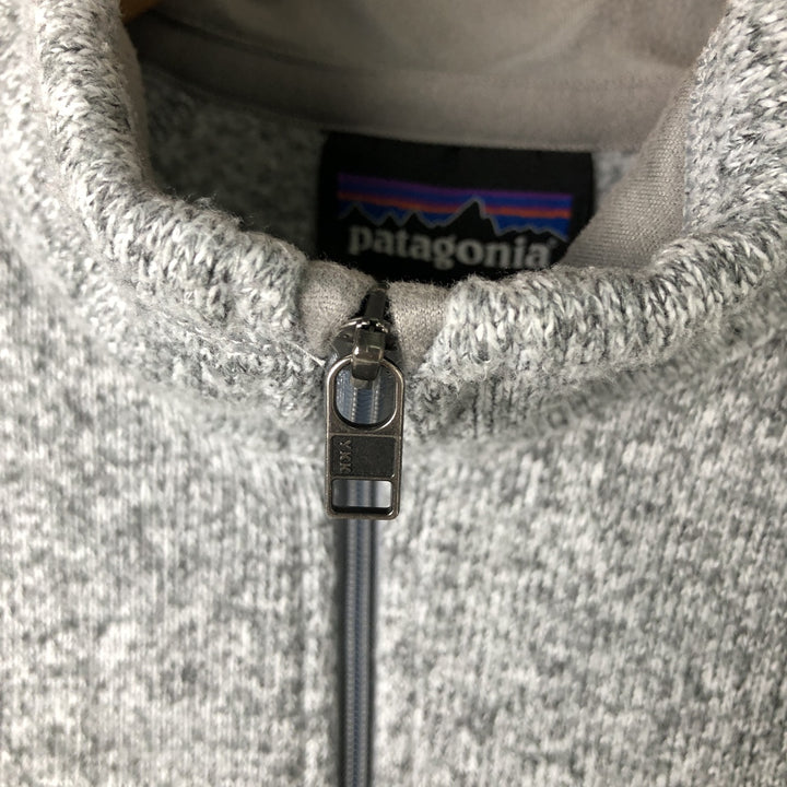 Patagonia Better Sweater Pullover 25618FA20 Half-Zip Fleece Pullover, Women's Size L recycled polyester gray type Vintage Second Hand