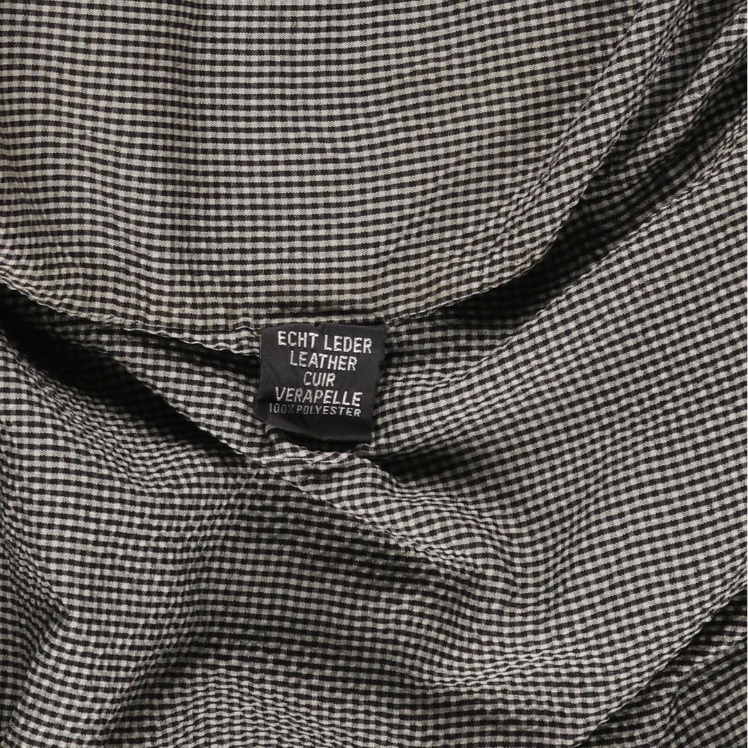 HI-BUXTER suede leather blouson, men's size M, vintage Genuine Leather Suede Leather brown type Vintage Second Hand