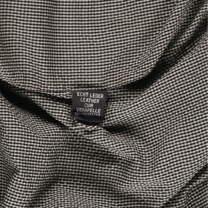 HI-BUXTER suede leather blouson, men's size M, vintage Genuine Leather Suede Leather brown type Vintage Second Hand