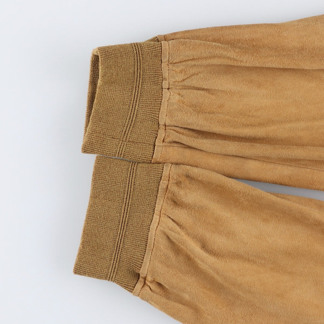 Vintage COMPAGNIA DELLE PELLI Balster Jacket, Suede Leather Blouson, Men's Size L unclear Beige type Vintage Second Hand