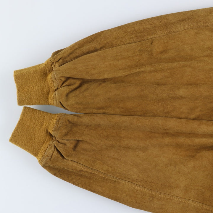 Vintage Balster Jacket, Suede Leather Blouson, Men's XL unclear brown type Vintage Second Hand