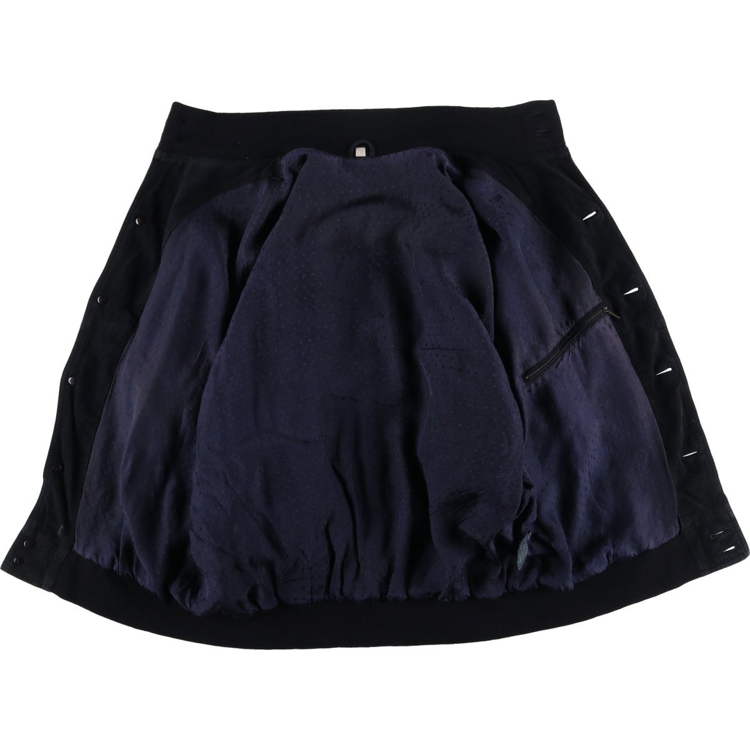 Vintage Balster Jacket, Suede Leather Blouson, Men's XL Genuine Leather Suede Leather black type Vintage Second Hand