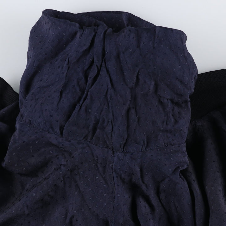 Vintage Balster Jacket, Suede Leather Blouson, Men's XL Genuine Leather Suede Leather black type Vintage Second Hand