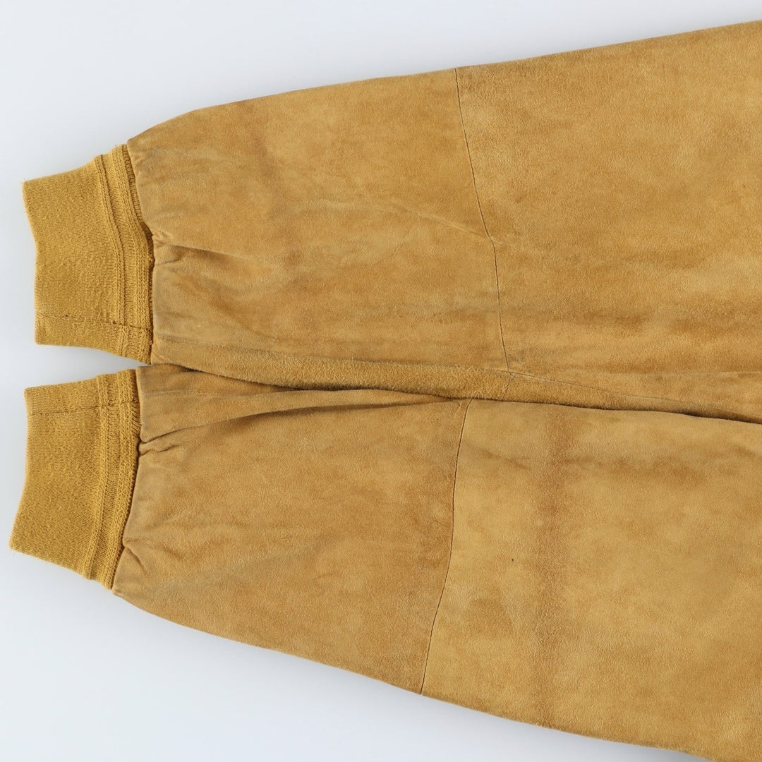 Vintage 1980'S Sharon Furs Balster Jacket, Suede Leather Blouson, Made in Italy, Men's Size XL unclear Beige type Vintage Second Hand