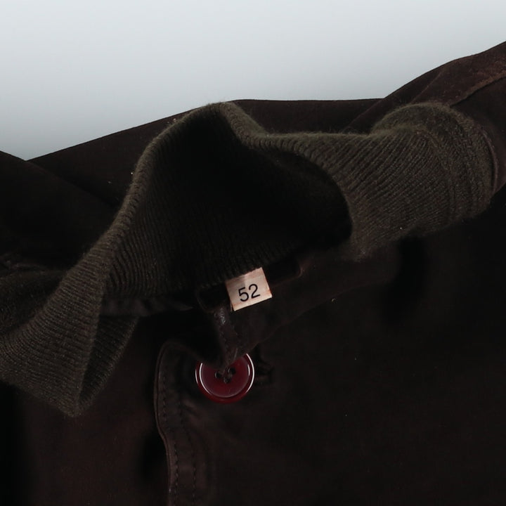 Vintage Charles Barkley Balster Jacket, Suede Leather Blouson, Men's Size Medium Genuine Leather Suede Leather brown type Vintage Second Hand