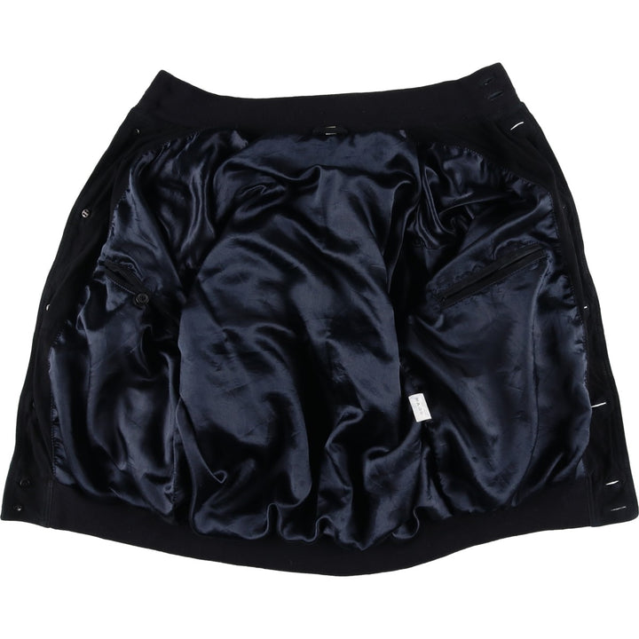 Vintage Balster Jacket, Suede Leather Blouson, Men's Size L Genuine Leather Suede Leather black type Vintage Second Hand