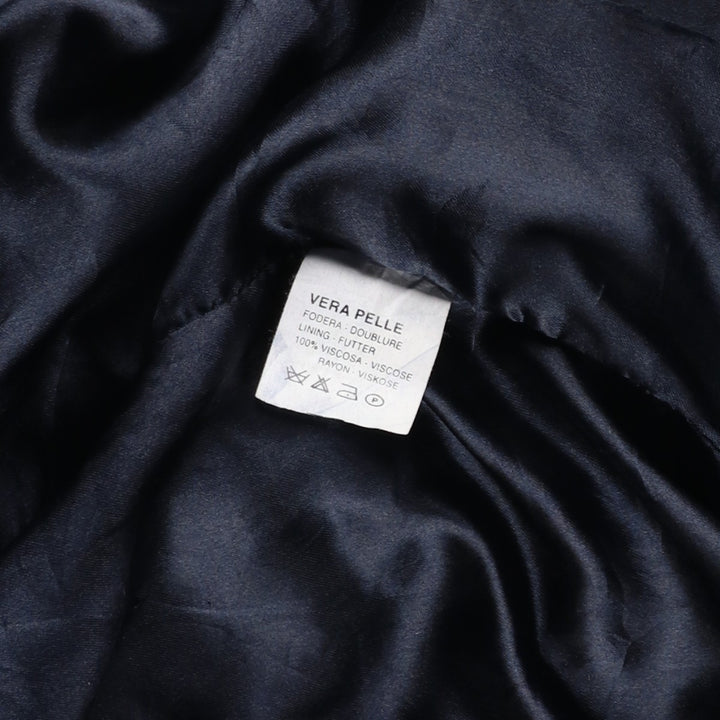 Vintage Balster Jacket, Suede Leather Blouson, Men's Size L Genuine Leather Suede Leather black type Vintage Second Hand