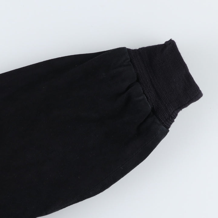 Vintage Balster Jacket, Suede Leather Blouson, Men's Size L Genuine Leather Suede Leather black type Vintage Second Hand