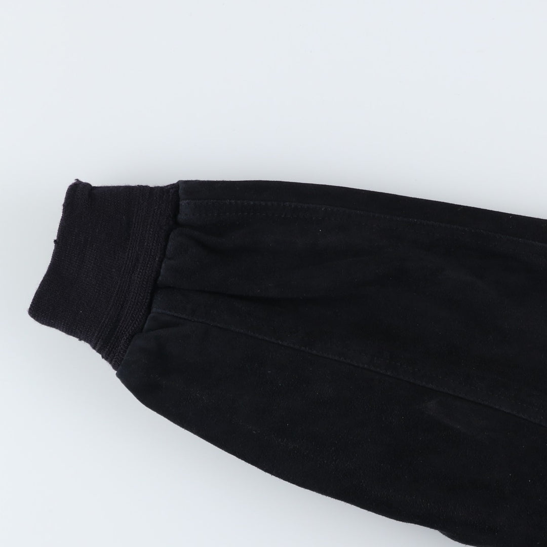 Vintage Balster Jacket, Suede Leather Blouson, Men's Size L Genuine Leather Suede Leather black type Vintage Second Hand