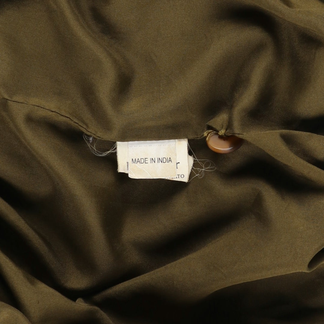 VERA PELLE Balster Jacket, Suede Leather Blouson, Men's Size L, Vintage Genuine Leather Suede Leather brown type Vintage Second Hand