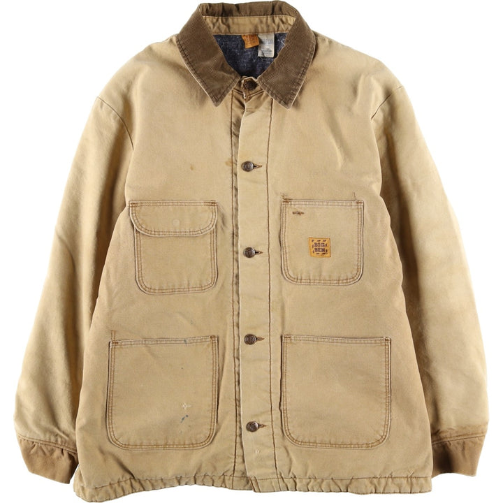 Vintage 70s-80'S Big Ben duck coverall, made in the USA, men's size XL cotton Beige type Vintage Second Hand