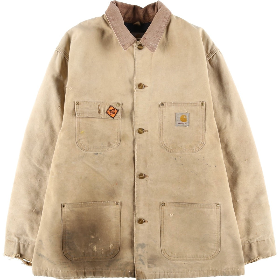 Carhartt Michigan Chore Coat, Padded Duck Coverall, Men's XL unclear Beige type Vintage Second Hand