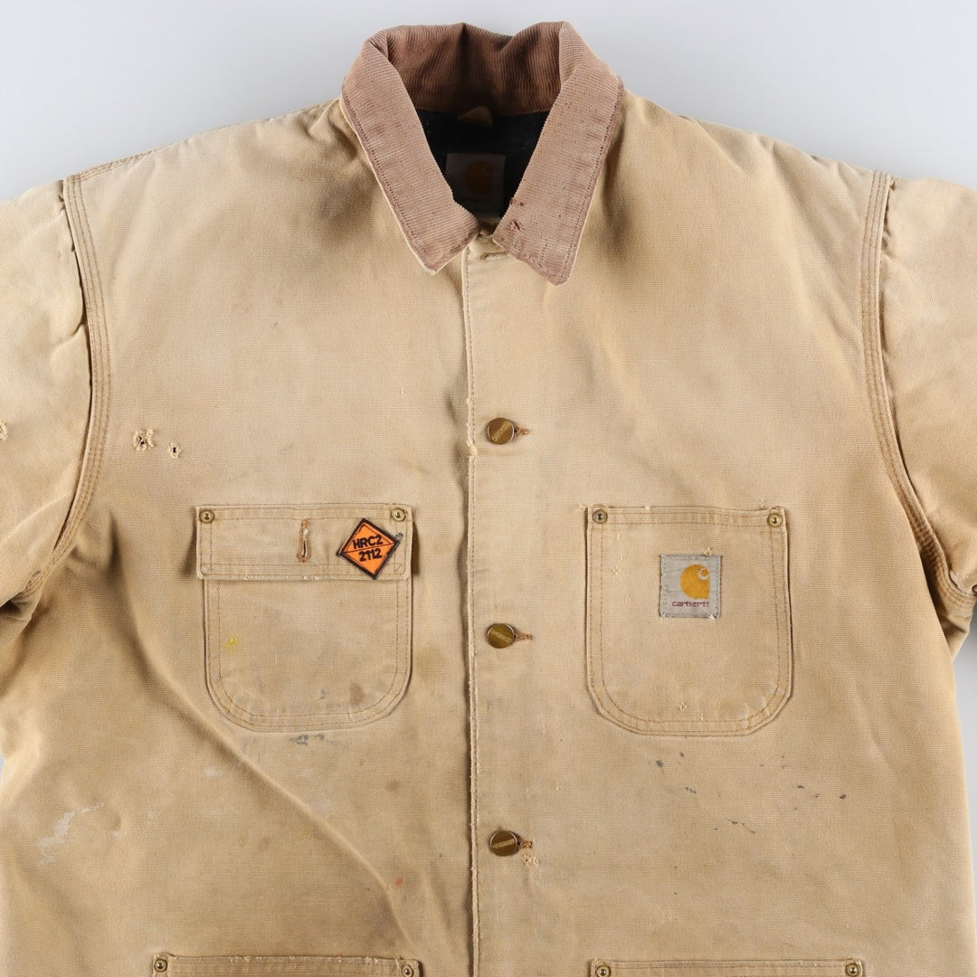 Carhartt Michigan Chore Coat, Padded Duck Coverall, Men's XL unclear Beige type Vintage Second Hand