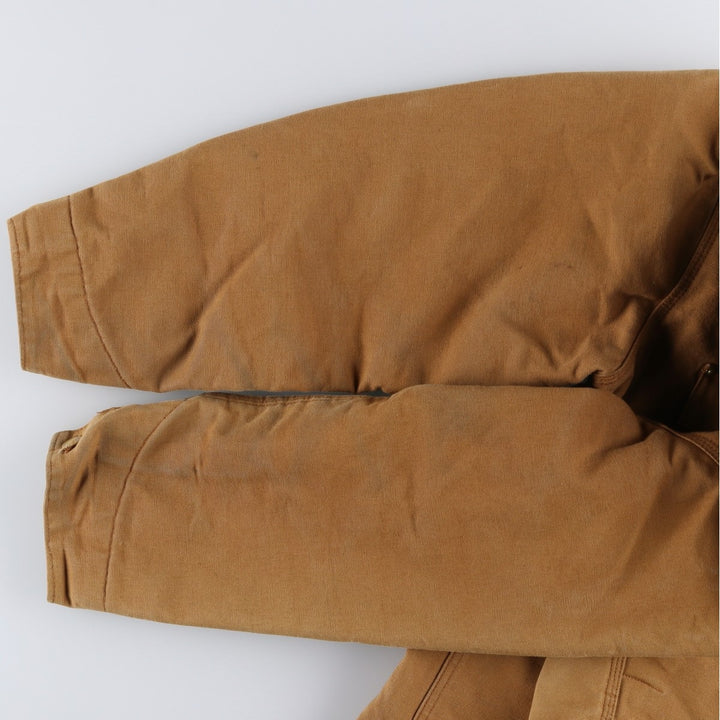 Vintage 1980'S Carhartt Michigan Chore Coat/Duck Coverall, Made in USA, Men's Size L cotton brown type Vintage Second Hand