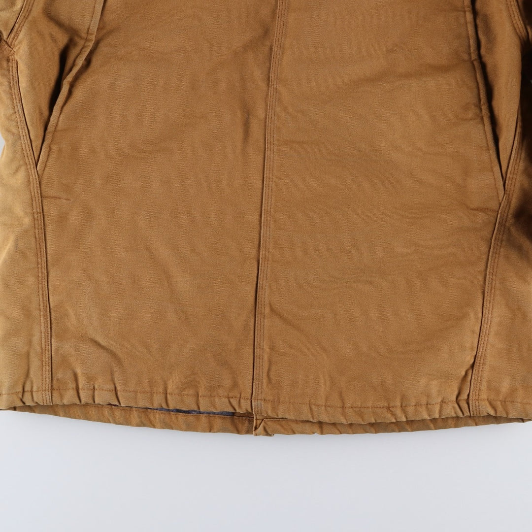 Vintage 1980'S Carhartt Michigan Chore Coat/Duck Coverall, Made in USA, Men's Size L cotton brown type Vintage Second Hand