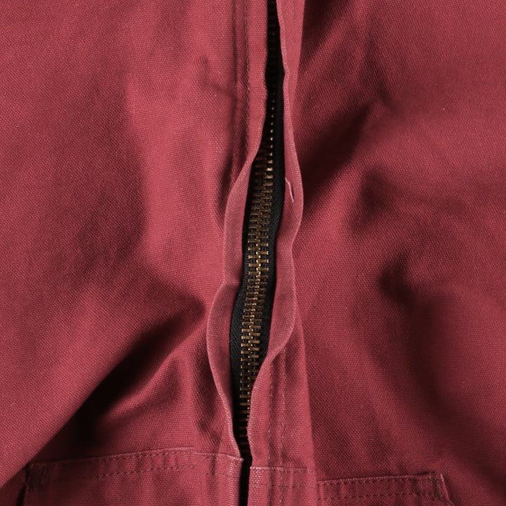 Carhartt Active Jacket, Padded Duck Full-Zip Hoodie, Men's Size XXXL unclear burgundy type Vintage Second Hand