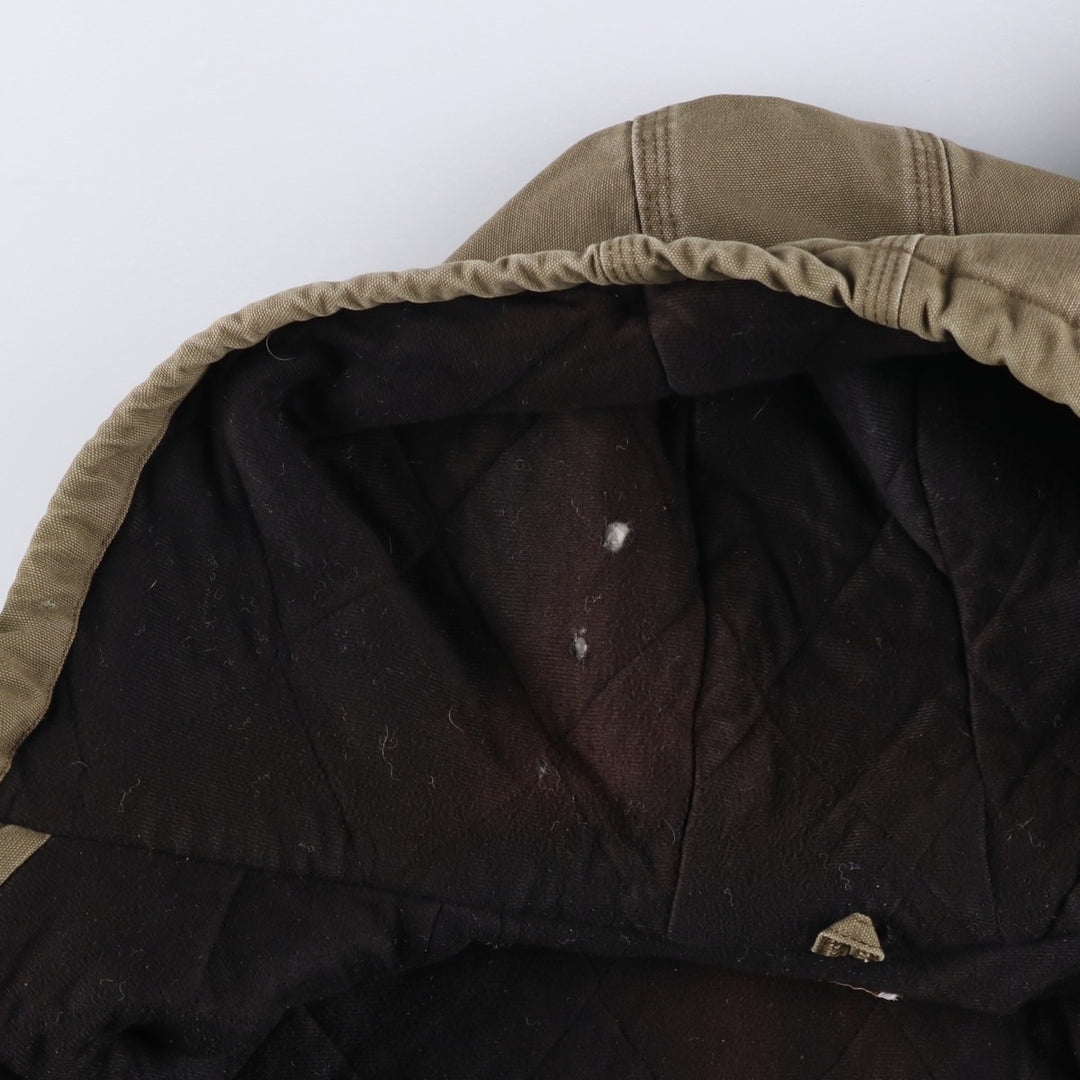 Carhartt Active Jacket Duck Full Zip Hoodie Men's XXL unclear Beige type Vintage Second Hand