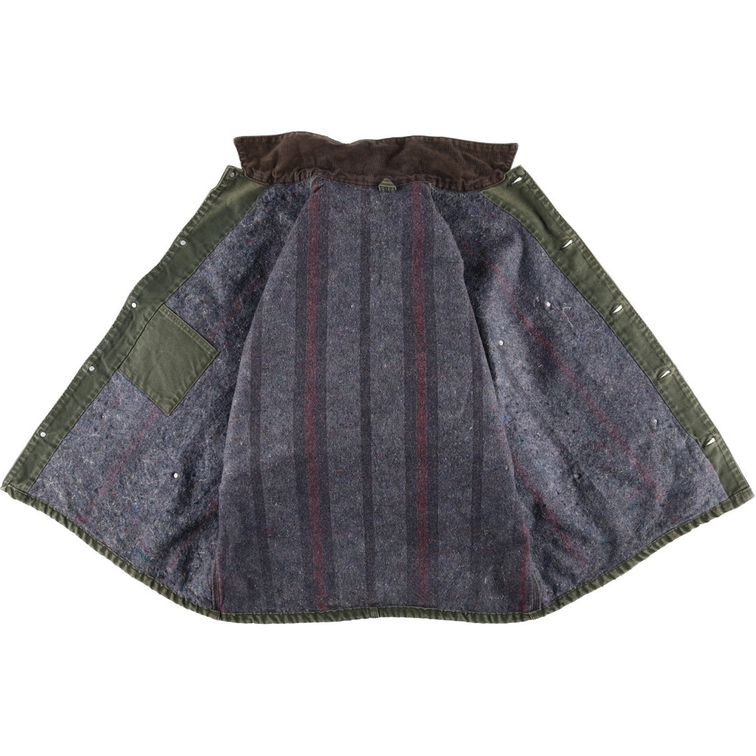 Carhartt Michigan Chore Coat Painted Duck Coverall Men's XL unclear Khaki type Vintage Second Hand