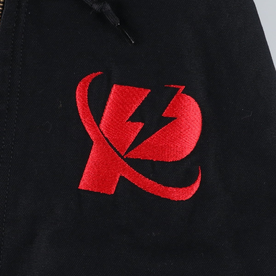 Carhartt Active Jacket, Loose Fit Duck Full Zip Hoodie, Men's Size L cotton black type Vintage Second Hand