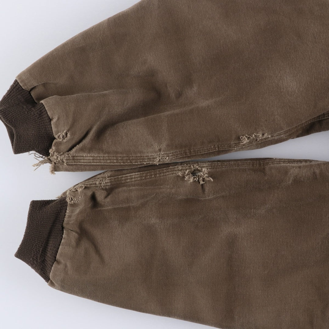 Carhartt Active Jacket, Padded Duck Full-Zip Hoodie, Men's XL cotton brown type Vintage Second Hand