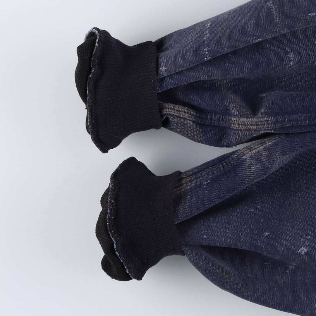 Carhartt Active Jacket Duck Full Zip Parka Made in USA Men's L size cotton navy blue type Vintage Second Hand