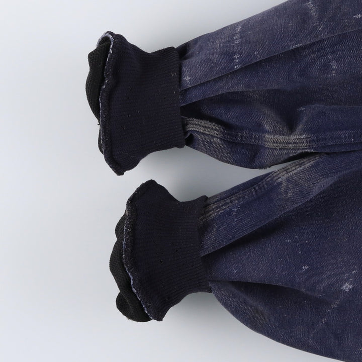 Carhartt Active Jacket Duck Full Zip Parka Made in USA Men's L size cotton navy blue type Vintage Second Hand