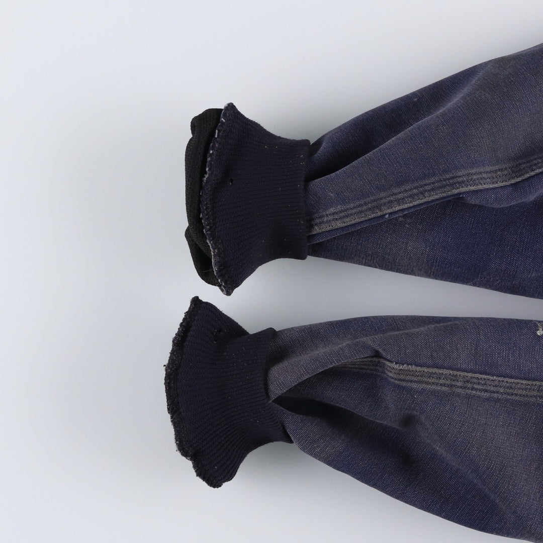 Carhartt Active Jacket Duck Full Zip Parka Made in USA Men's L size cotton navy blue type Vintage Second Hand