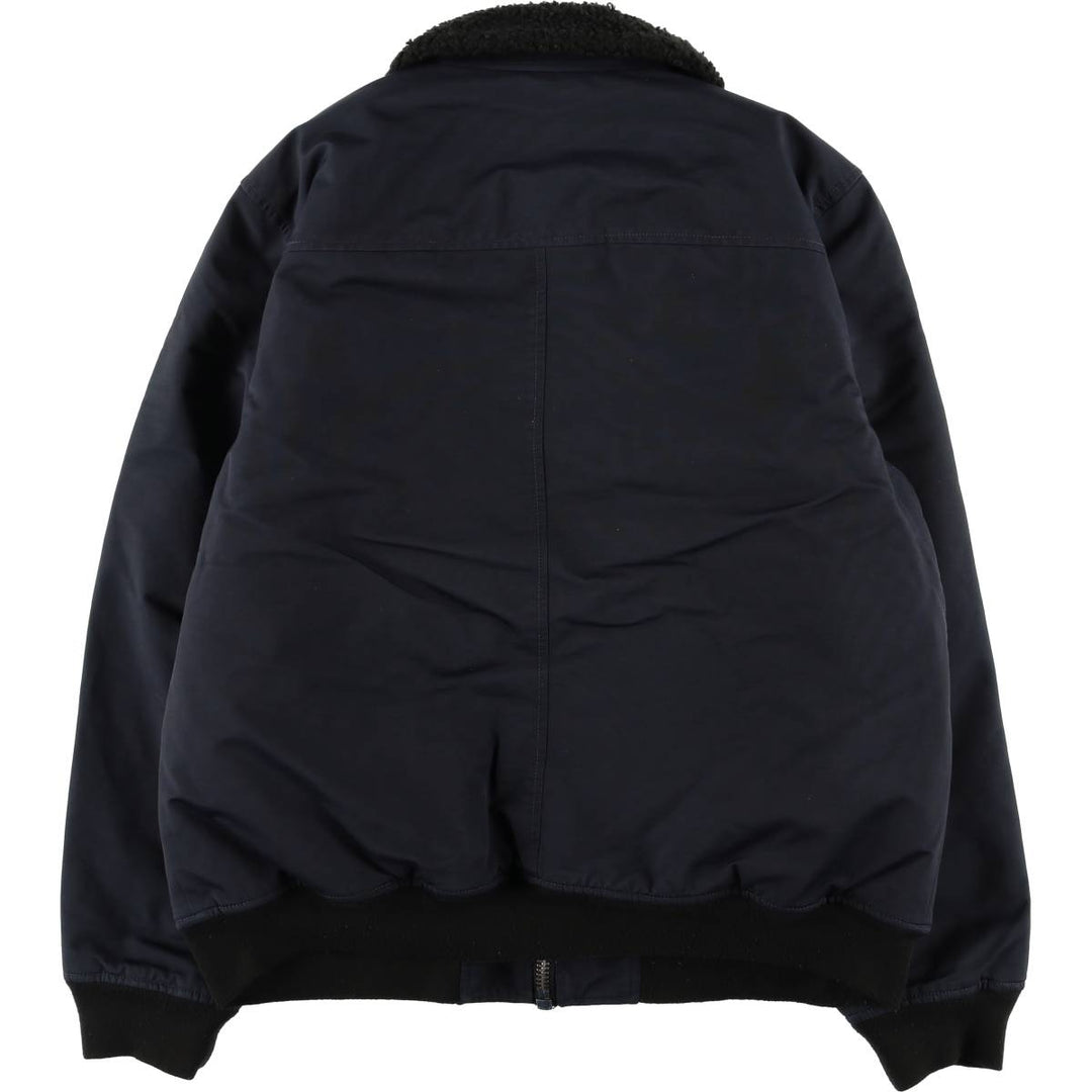 GAP Men's Padded Puffer Jacket (XL) cotton navy blue type Vintage Second Hand