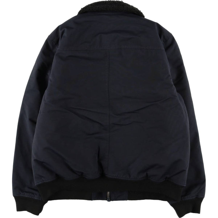 GAP Men's Padded Puffer Jacket (XL) cotton navy blue type Vintage Second Hand