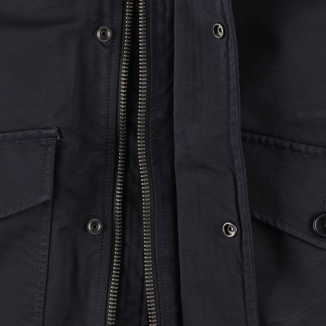 GAP Men's Padded Puffer Jacket (XL) cotton navy blue type Vintage Second Hand