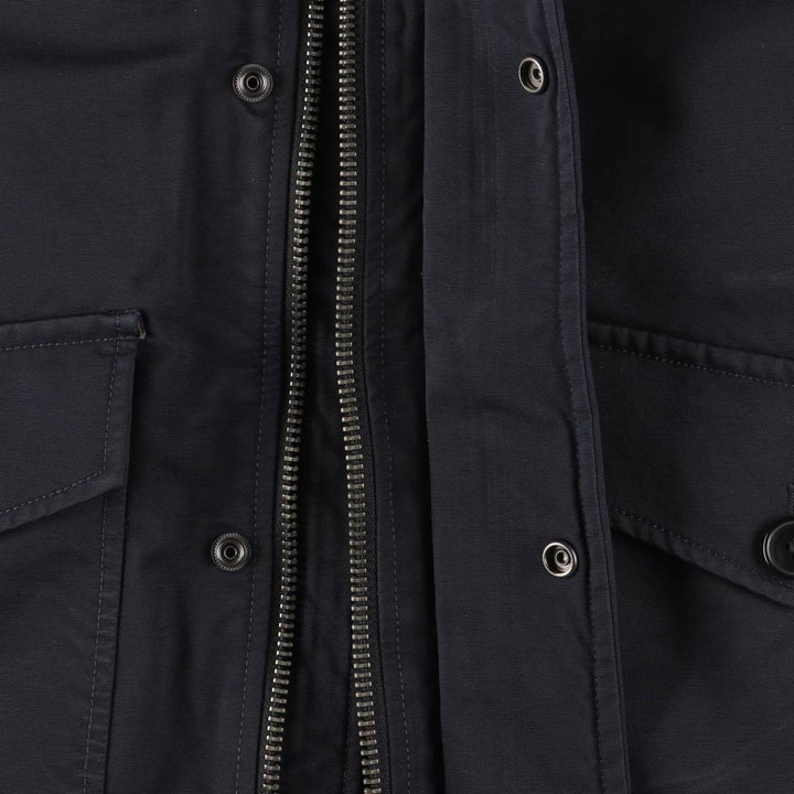 GAP Men's Padded Puffer Jacket (XL) cotton navy blue type Vintage Second Hand