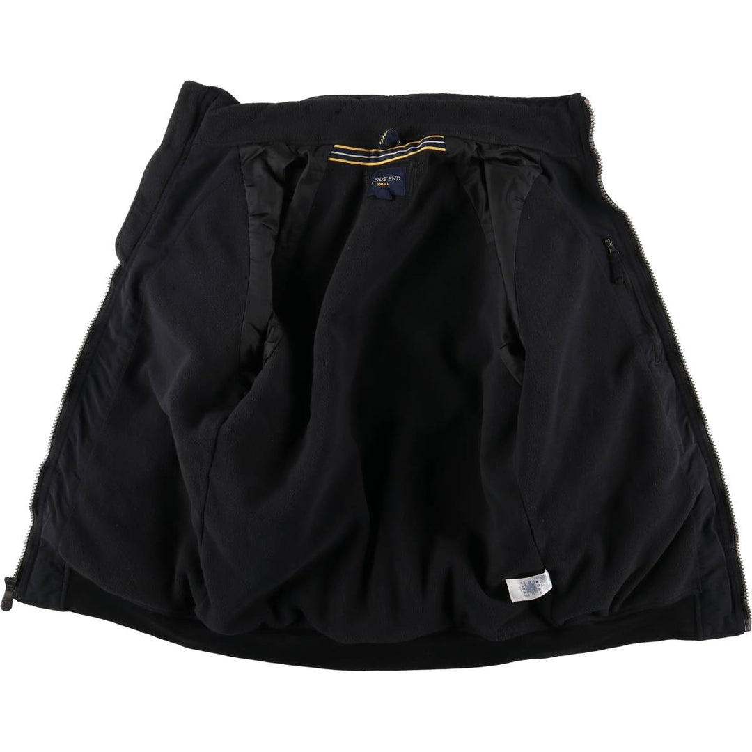 LANDS' END SQUALL Men's Padded Puffer Jacket (Size S) Nylon black type Vintage Second Hand