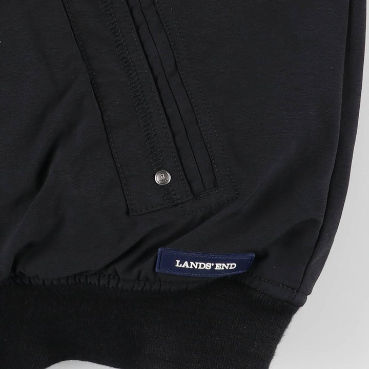 LANDS' END SQUALL Men's Padded Puffer Jacket (Size S) Nylon black type Vintage Second Hand