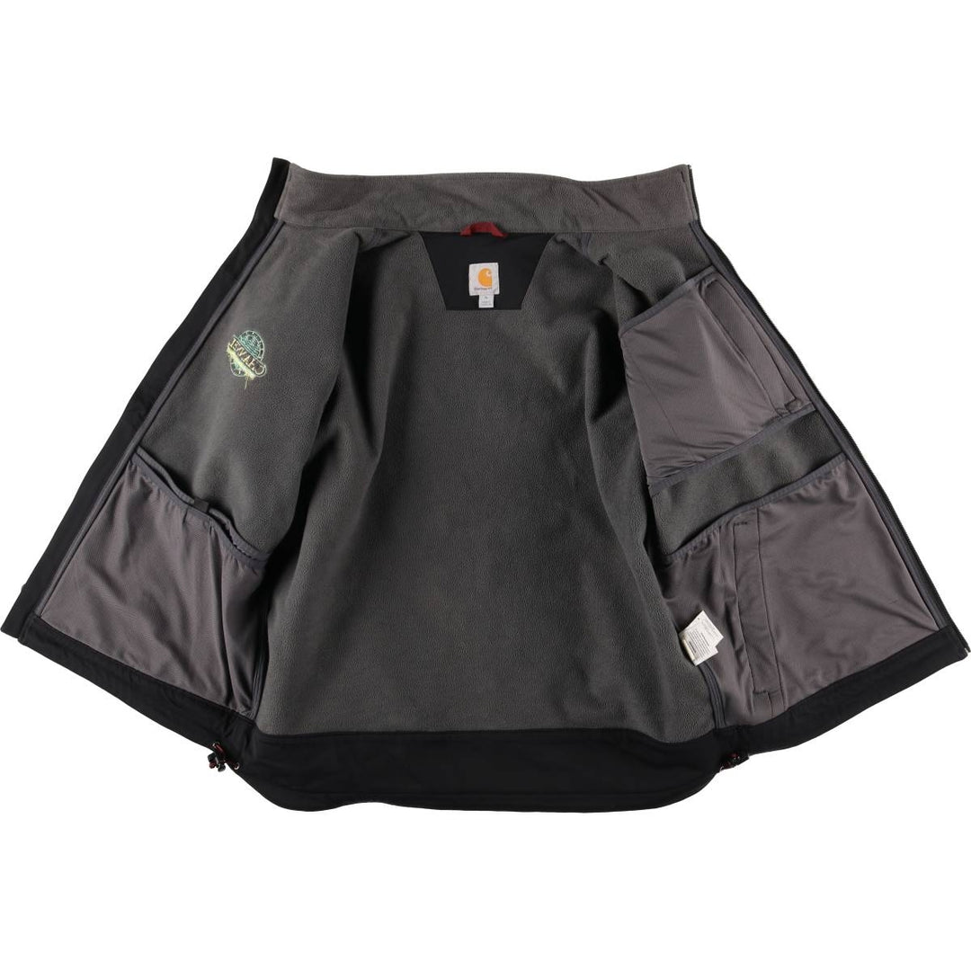 Carhartt Softshell Jacket, Men's XL Nylon black type Vintage Second Hand