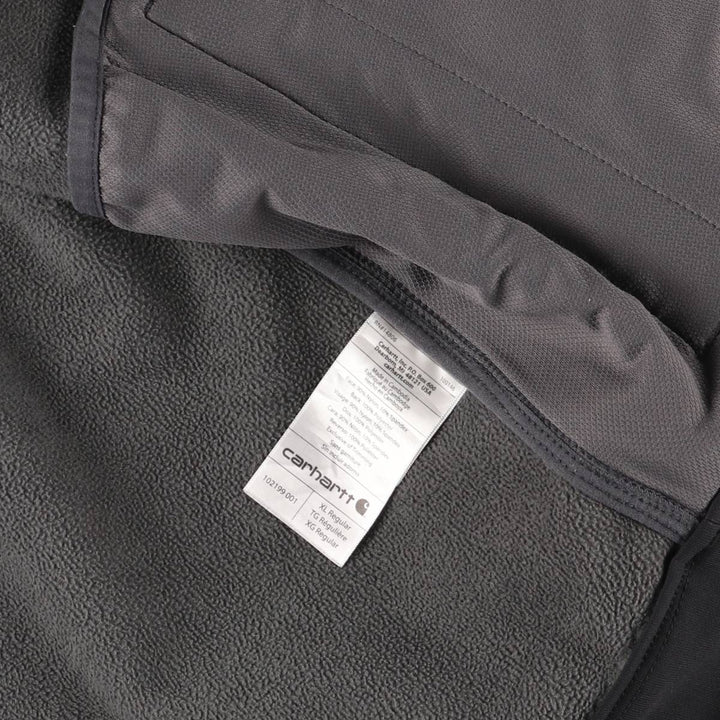 Carhartt Softshell Jacket, Men's XL Nylon black type Vintage Second Hand