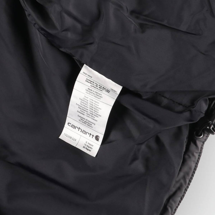 Carhartt Relaxed Fit Rain Defender Padded Puffer Jacket, Men's XL Nylon Charcoal Vintage Second Hand