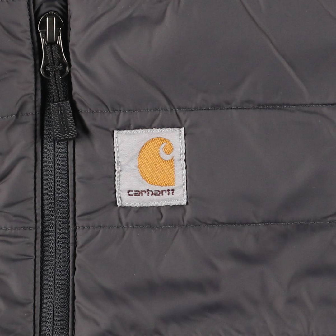 Carhartt Relaxed Fit Rain Defender Padded Puffer Jacket, Men's XL Nylon Charcoal Vintage Second Hand