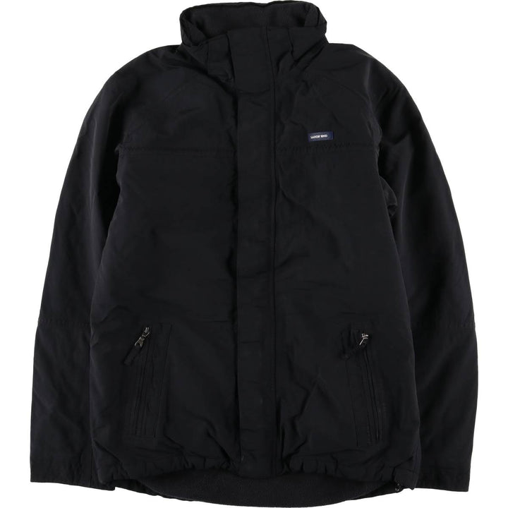 LANDS' END padded puffer jacket Nylon black type Vintage Second Hand
