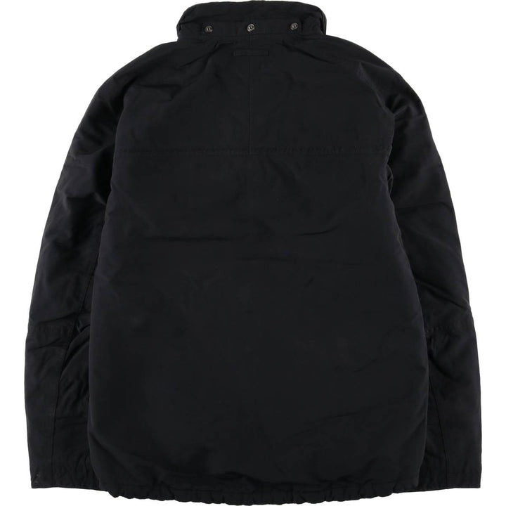 LANDS' END padded puffer jacket Nylon black type Vintage Second Hand