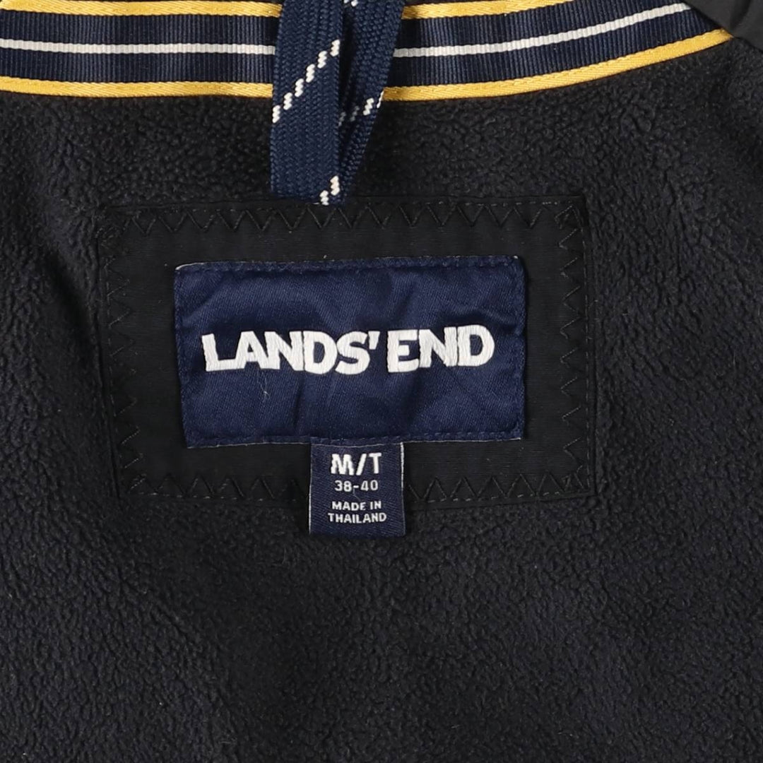 LANDS' END padded puffer jacket Nylon black type Vintage Second Hand