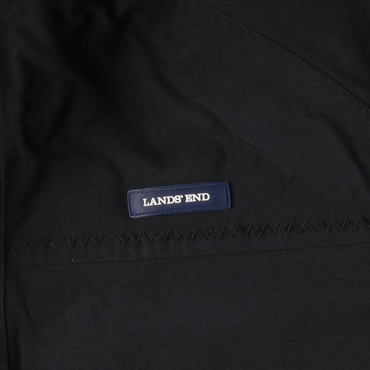 LANDS' END padded puffer jacket Nylon black type Vintage Second Hand