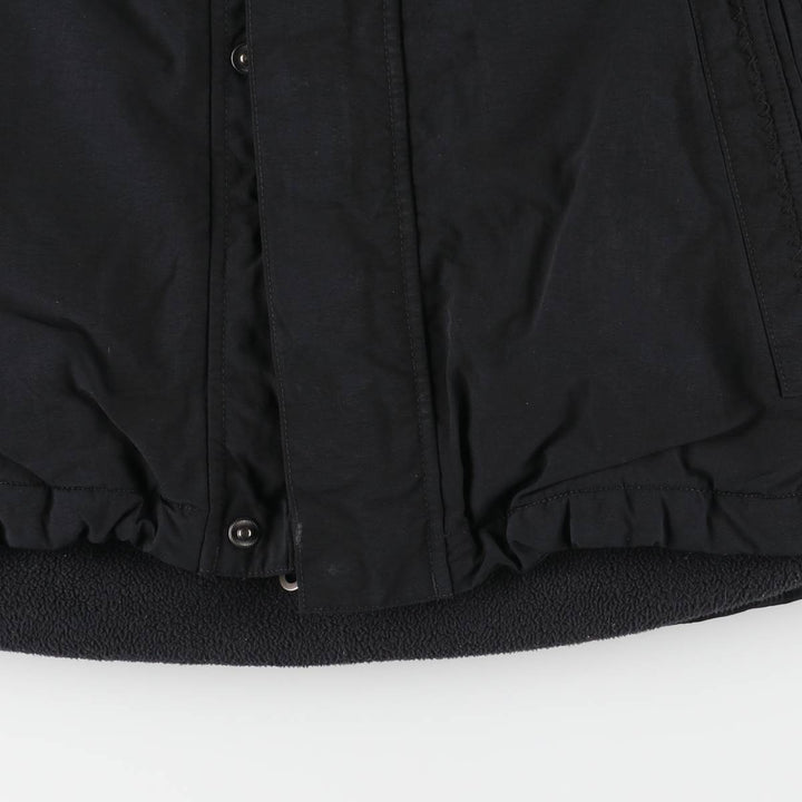 LANDS' END padded puffer jacket Nylon black type Vintage Second Hand